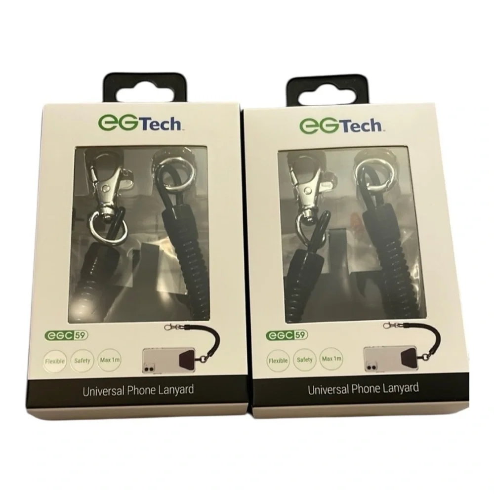 Black Universal Phone Lanyard